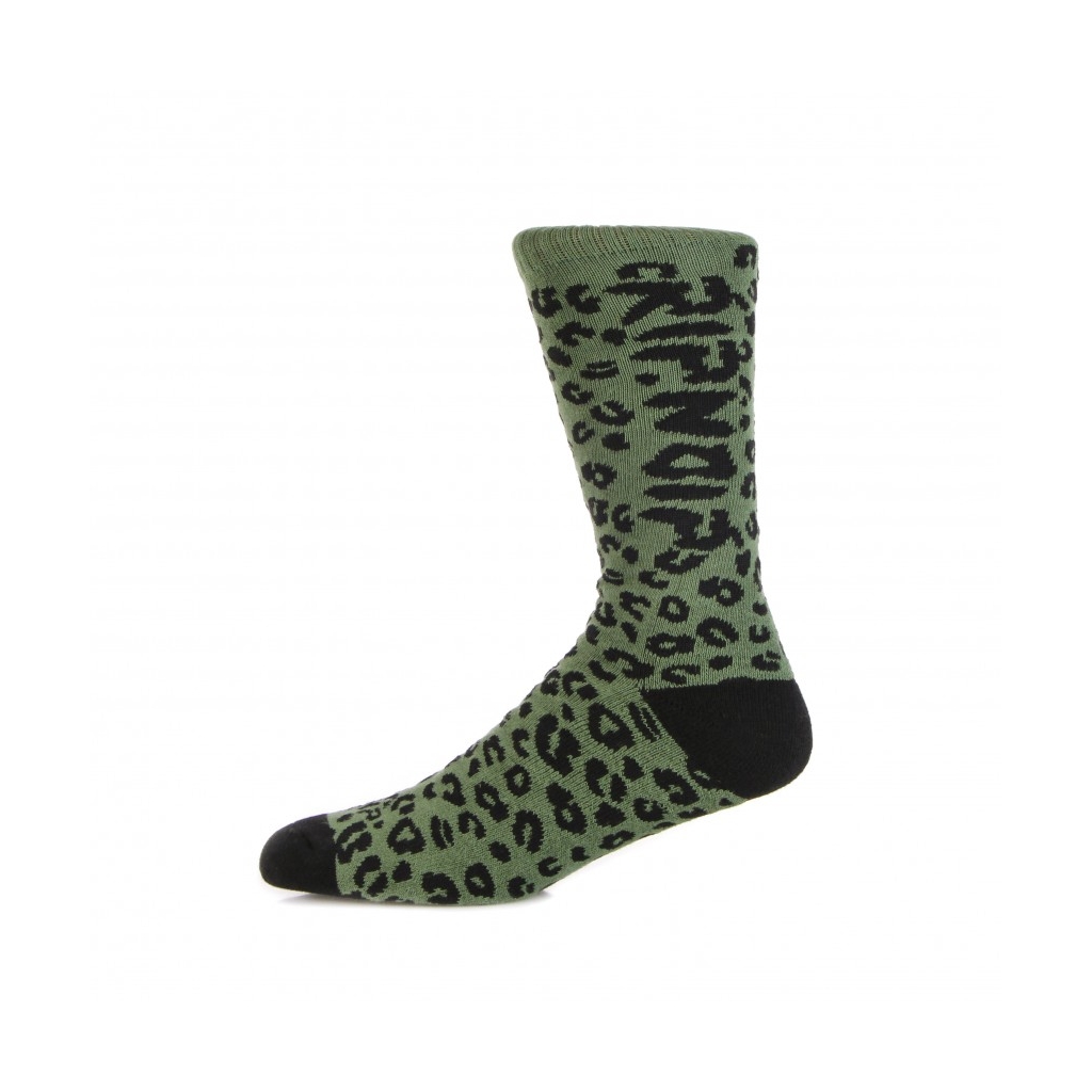 calza media uomo spotted socks OLIVE