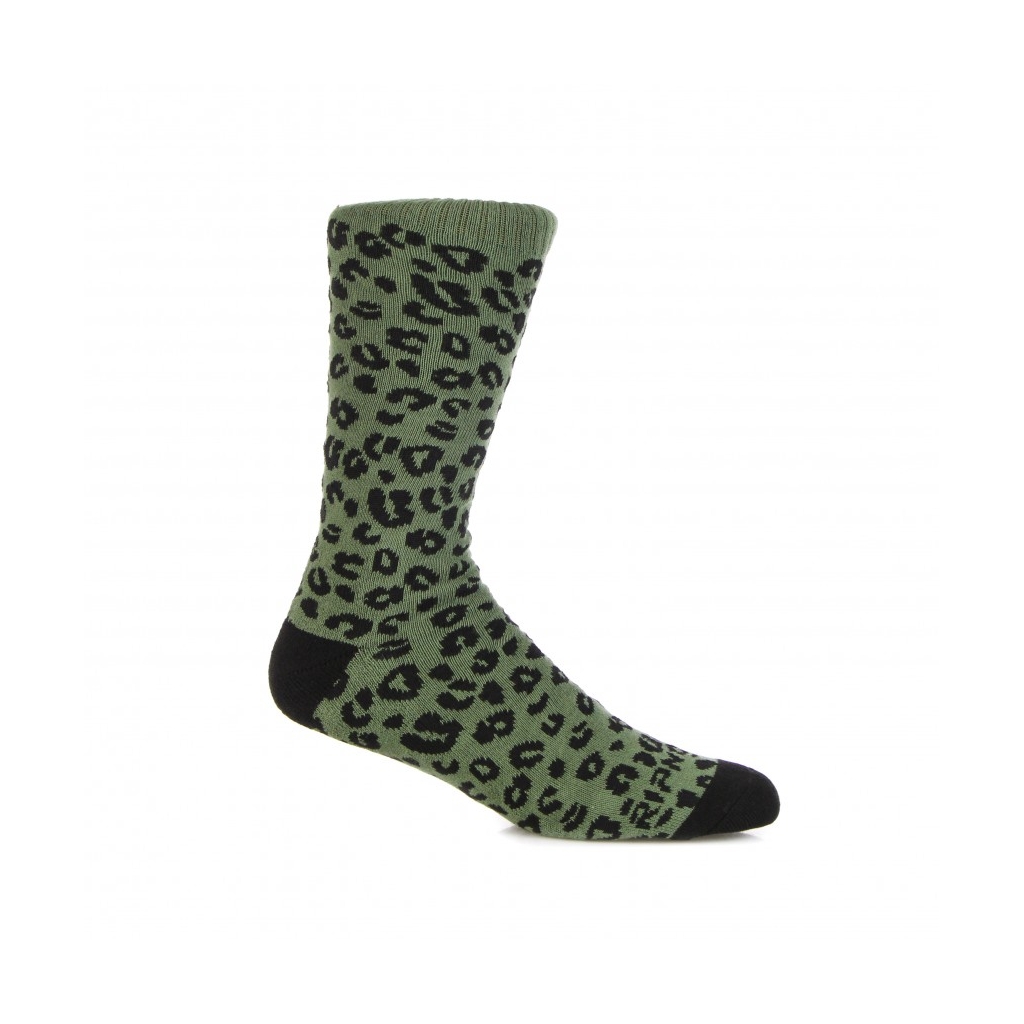 calza media uomo spotted socks OLIVE