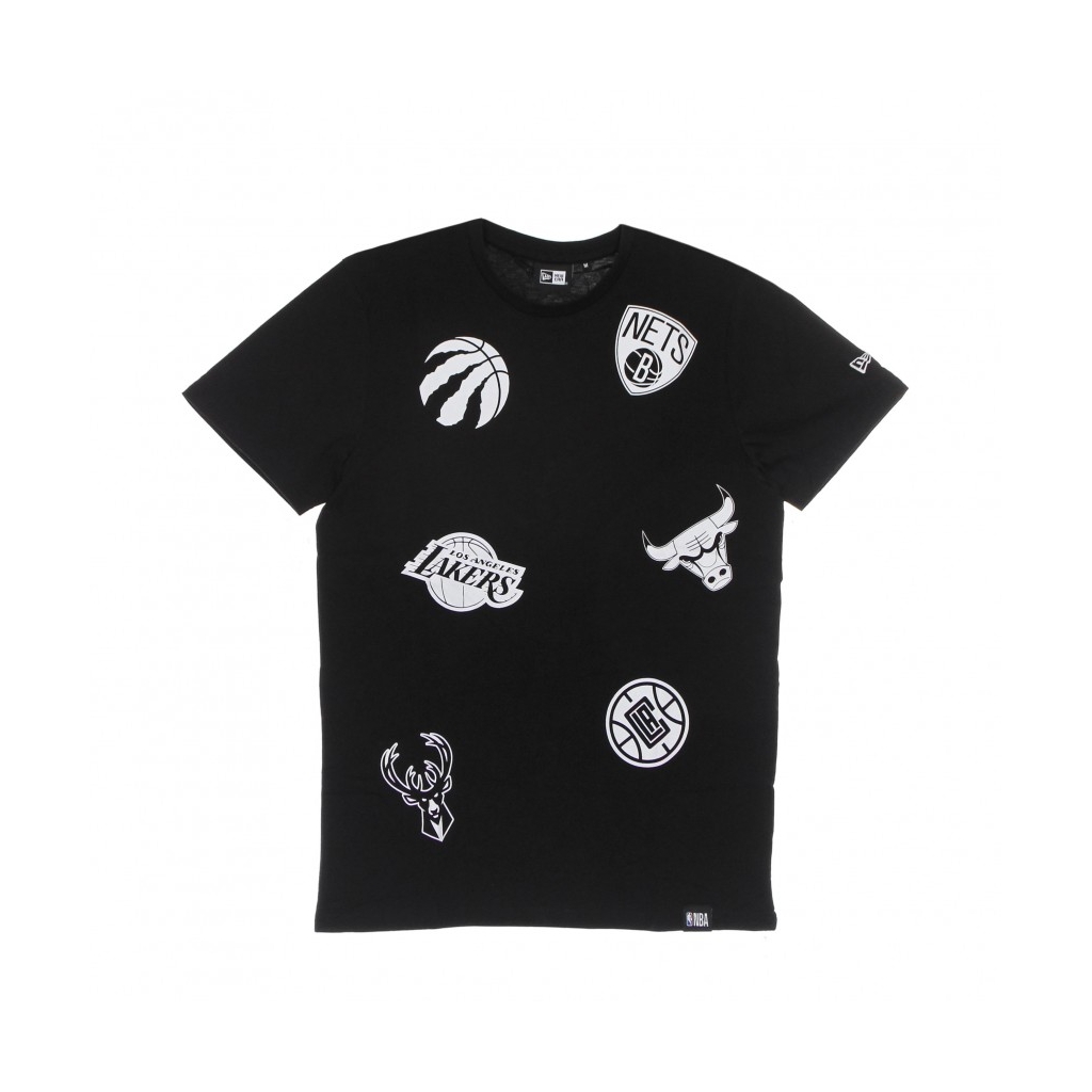 maglietta uomo nba multi team tee BLACK