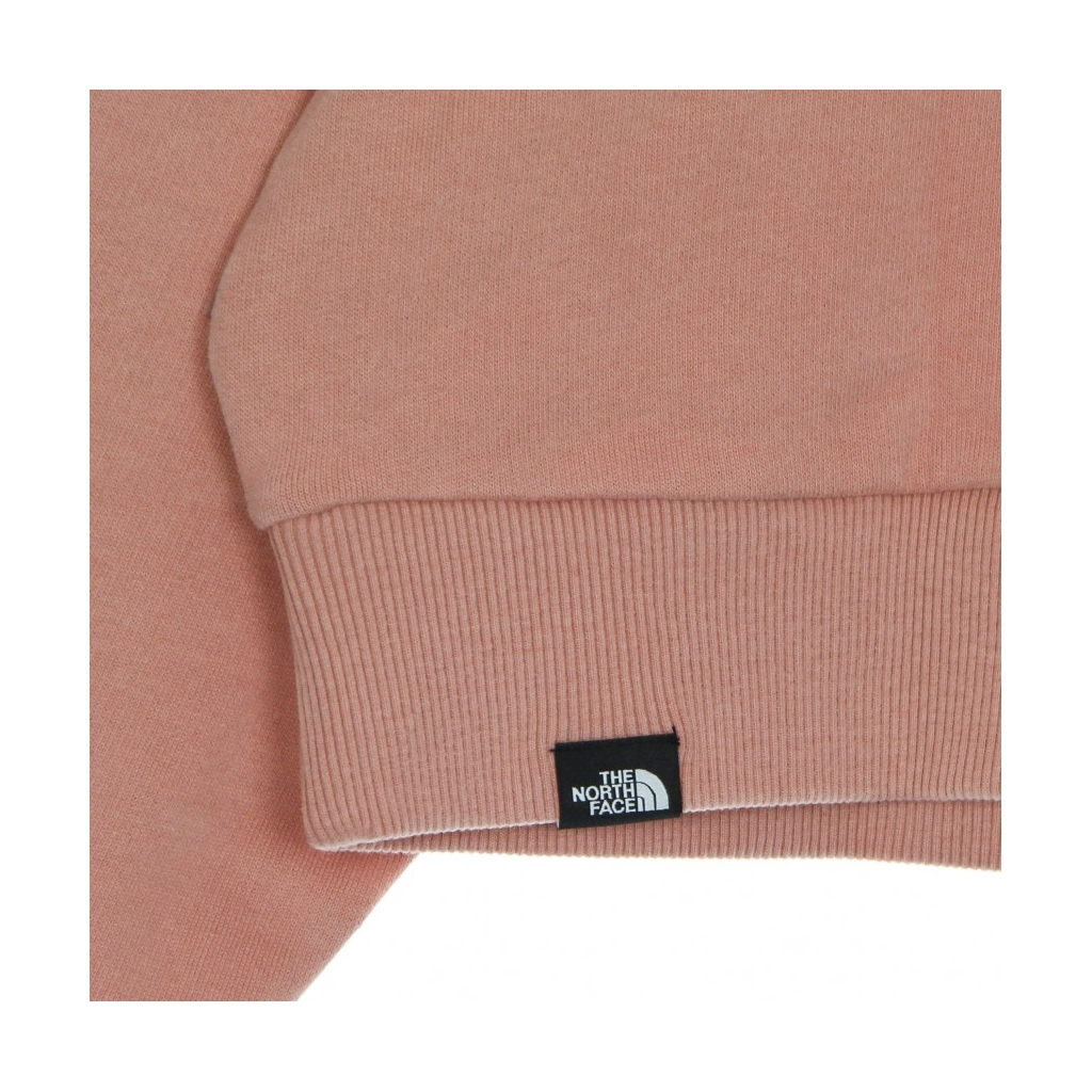 felpa cappuccio corta donna trend crop hoodie ROSE DAWN