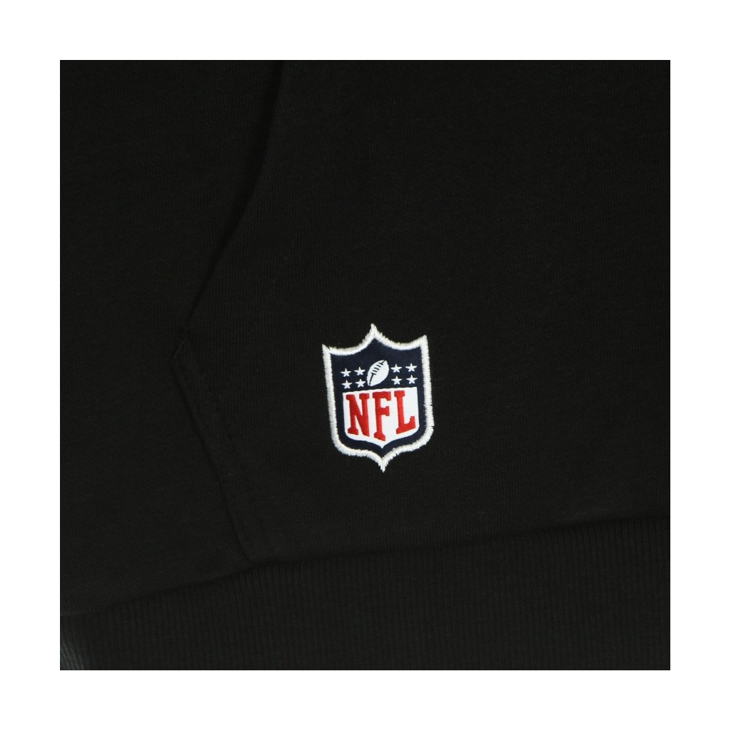 felpa cappuccio uomo nfl tear logo hoodie lasrai BLACK/GREY