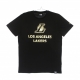 maglietta uomo nba black and gold metallic tee loslak BLACK/GOLD