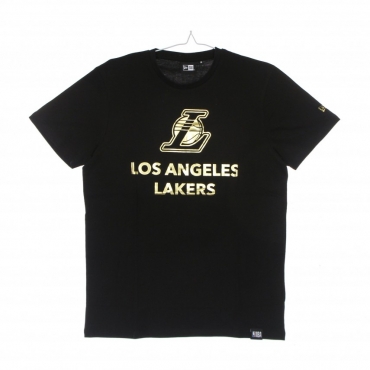 maglietta uomo nba black and gold metallic tee loslak BLACK/GOLD