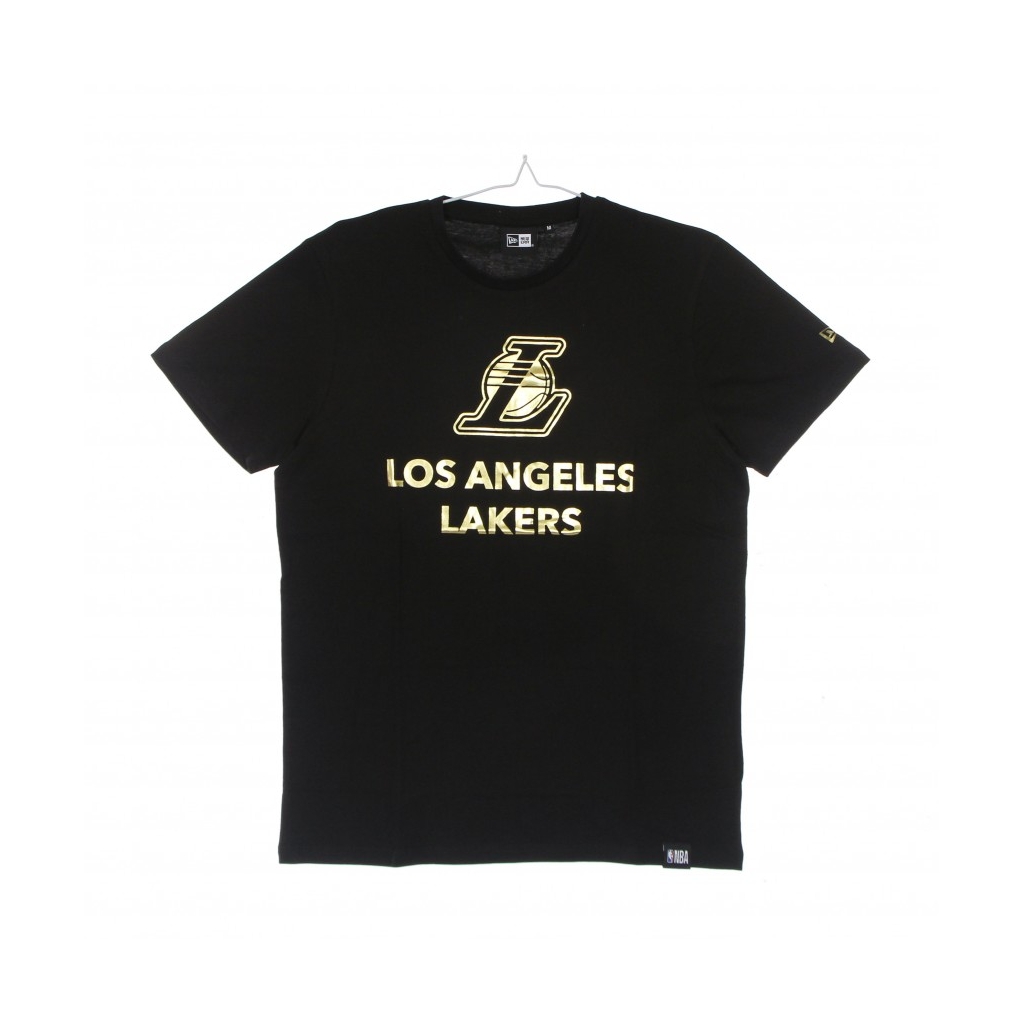 maglietta uomo nba black and gold metallic tee loslak BLACK/GOLD