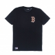 maglietta uomo mlb left chest team logo tee bosred NAVY/WHITE