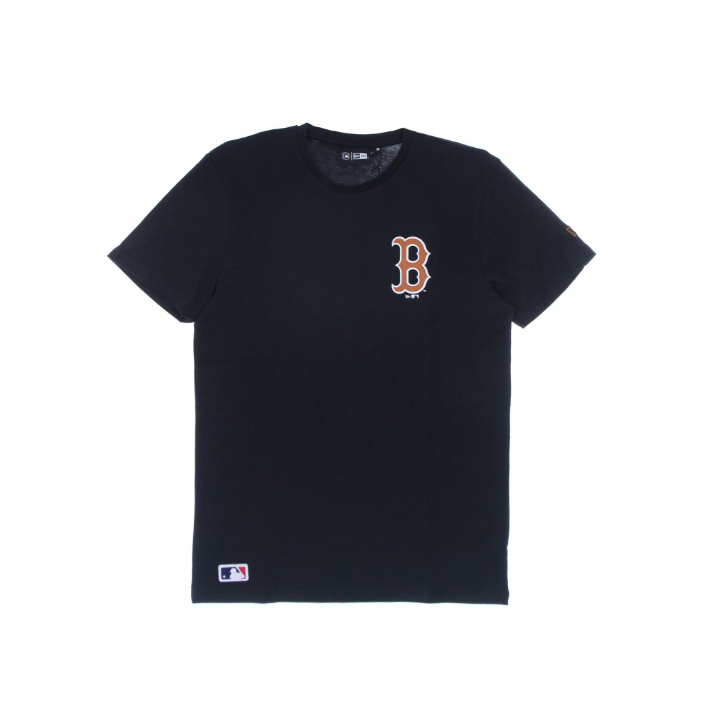 maglietta uomo mlb left chest team logo tee bosred NAVY/WHITE