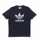 maglietta uomo trefoil tee SHADOW NAVY/WHITE