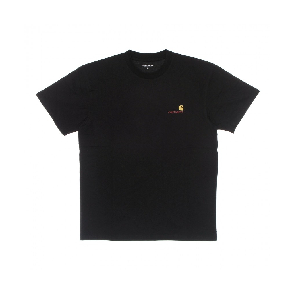 maglietta uomo american script tee BLACK