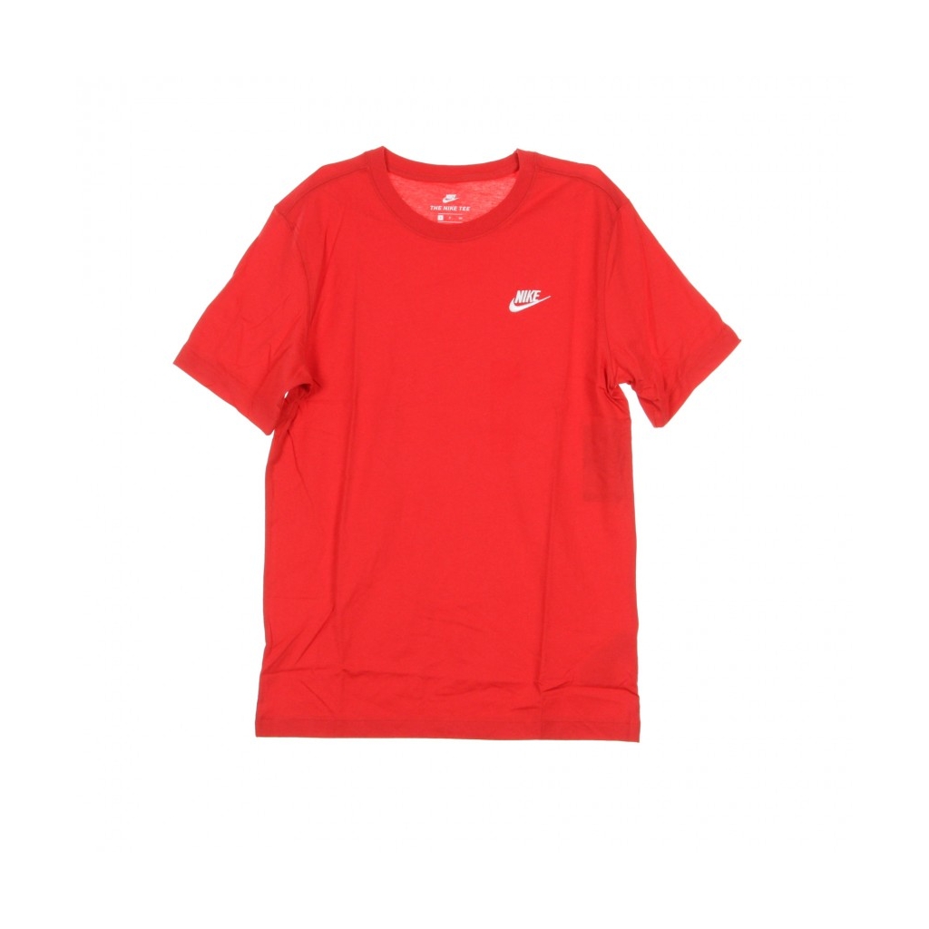 maglietta uomo club tee UNIVERSITY RED/WHITE