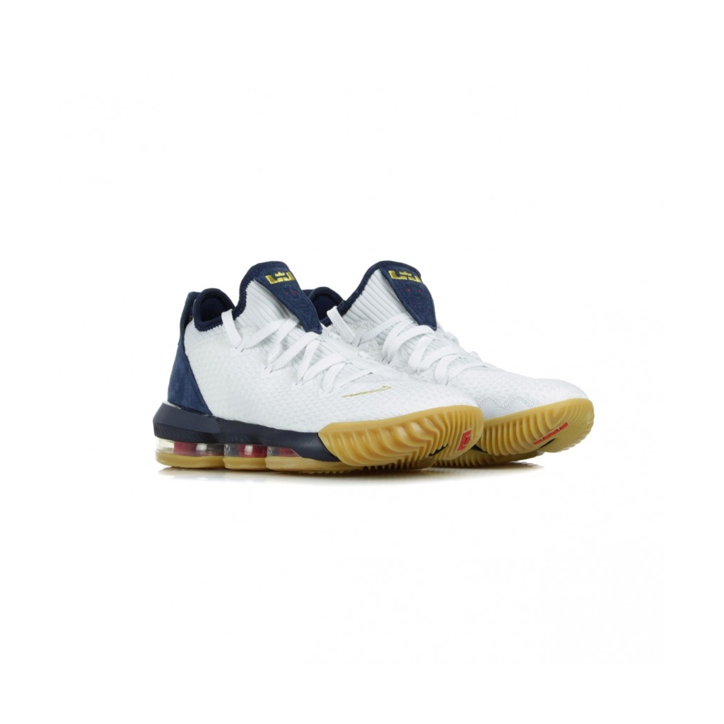 Lebron 16 low white hot sale gold