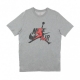 maglietta uomo jm classics crew CARBON HEATHER/GYM RED