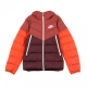 piumino uomo down fill windrunner jacket hd CEDAR/NIGHT MAROON/HABANERO RED/SAIL