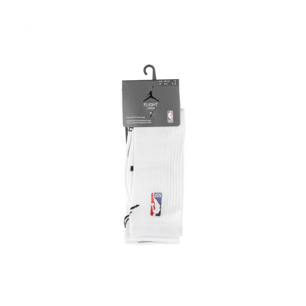 calza media uomo crew - nba WHITE/BLACK