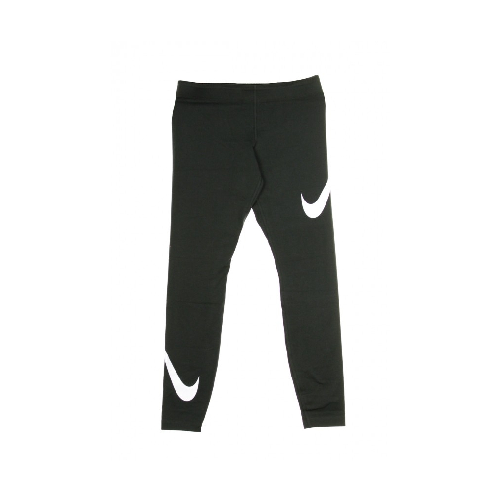 leggins donna legasee swoosh BLACK/WHITE