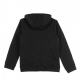 felpa cappuccio ragazzo club fleece BLACK/WHITE