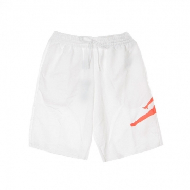 pantalone corto tuta uomo jumpman air fleece short WHITE/INFRARED 23