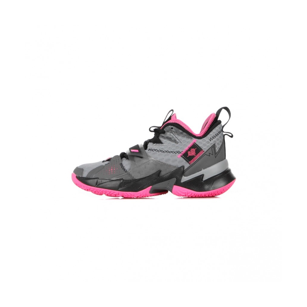 scarpa alta uomo jordan why not zero3 x russell westbrook PARTICLE GREY/PINK BLAST/BLACK/IRON GREY