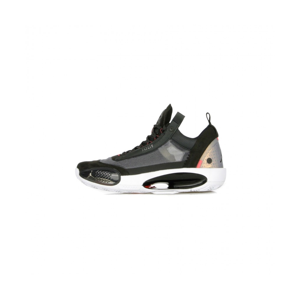 scarpa bassa uomo jordan xxxiv low BLACK/METALLIC SILVER/WHITE/RED ORBIT