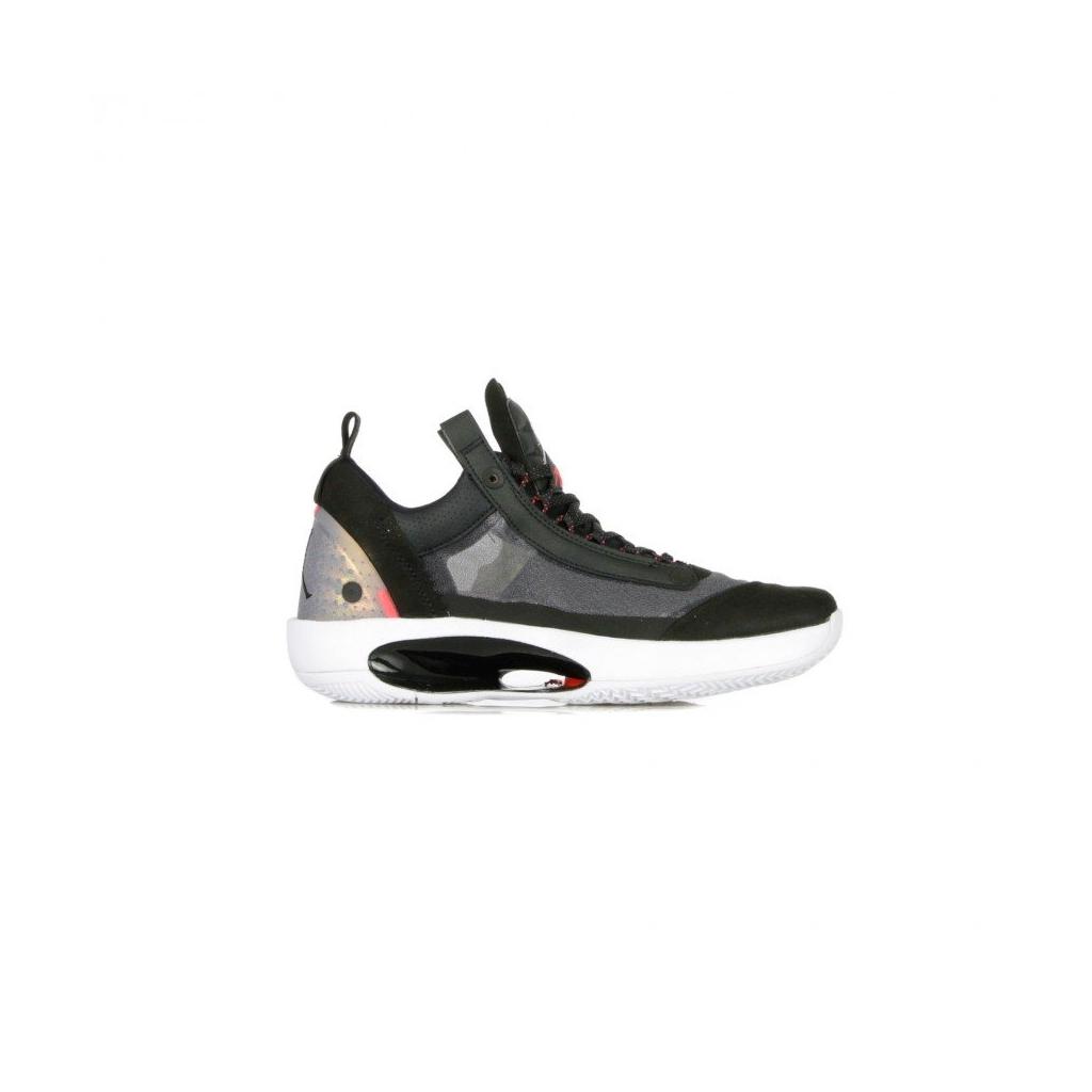 scarpa bassa uomo jordan xxxiv low BLACK/METALLIC SILVER/WHITE/RED ORBIT