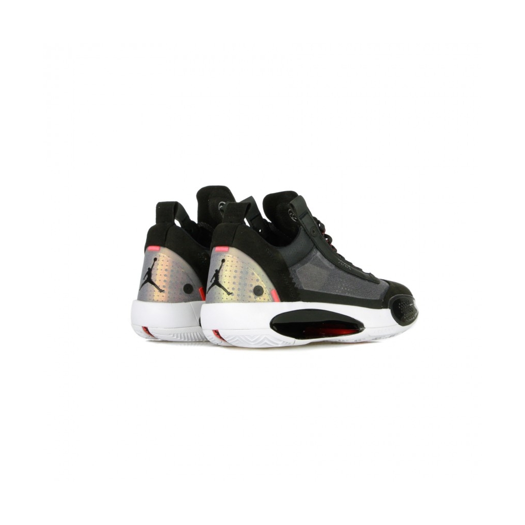 scarpa bassa uomo jordan xxxiv low BLACK/METALLIC SILVER/WHITE/RED ORBIT