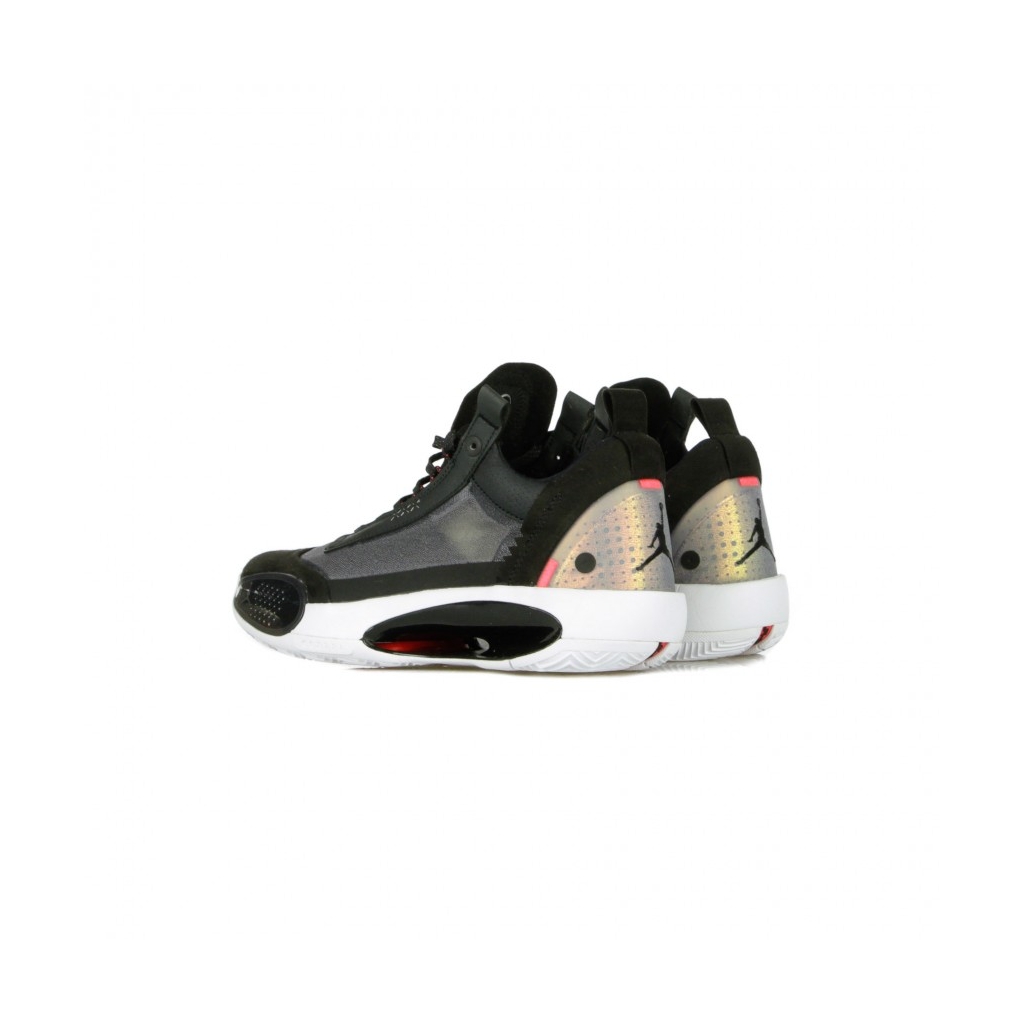 scarpa bassa uomo jordan xxxiv low BLACK/METALLIC SILVER/WHITE/RED ORBIT