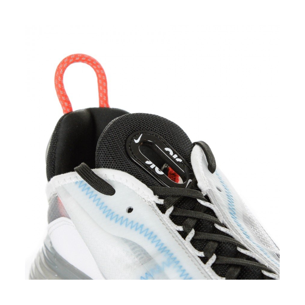 scarpa bassa uomo air max 2090 WHITE BLACK PURE PLATINUM BRIGHT CRIMSON