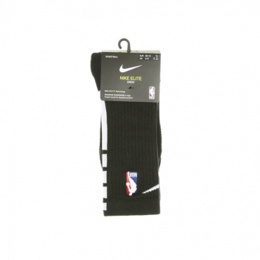 calza media uomo nba elite crew BLACK/WHITE