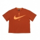 maglietta donna swoosh top FIREWOOD ORANGE/TOTAL ORANGE