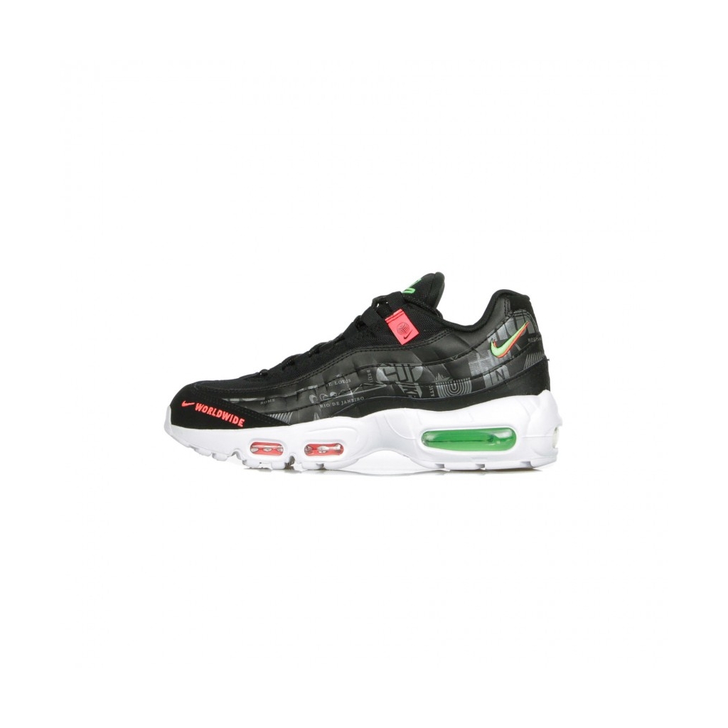 scarpa bassa uomo air max 95 BLACK/WHITE/GREEN STRIKE/FLASH CRIMSON