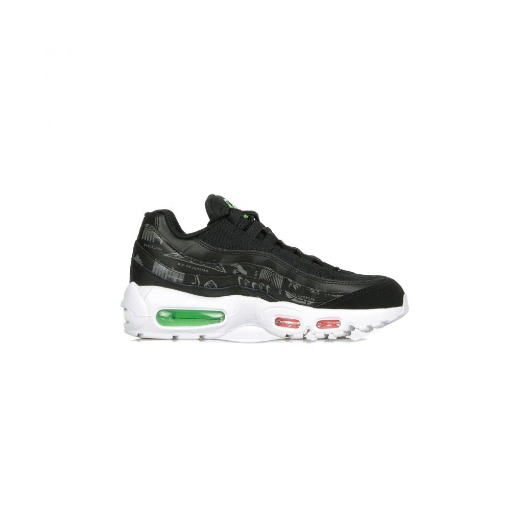 scarpa bassa uomo air max 95 BLACK/WHITE/GREEN STRIKE/FLASH CRIMSON