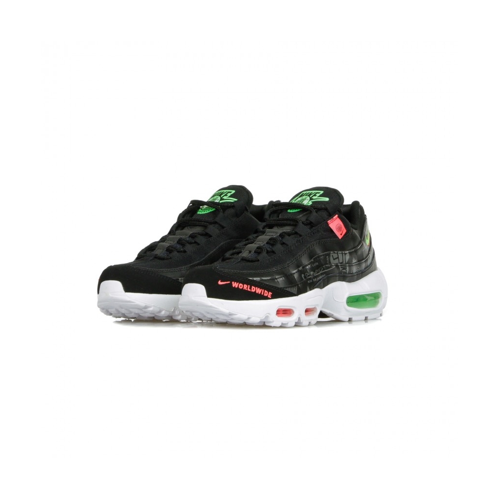 scarpa bassa uomo air max 95 BLACK/WHITE/GREEN STRIKE/FLASH CRIMSON