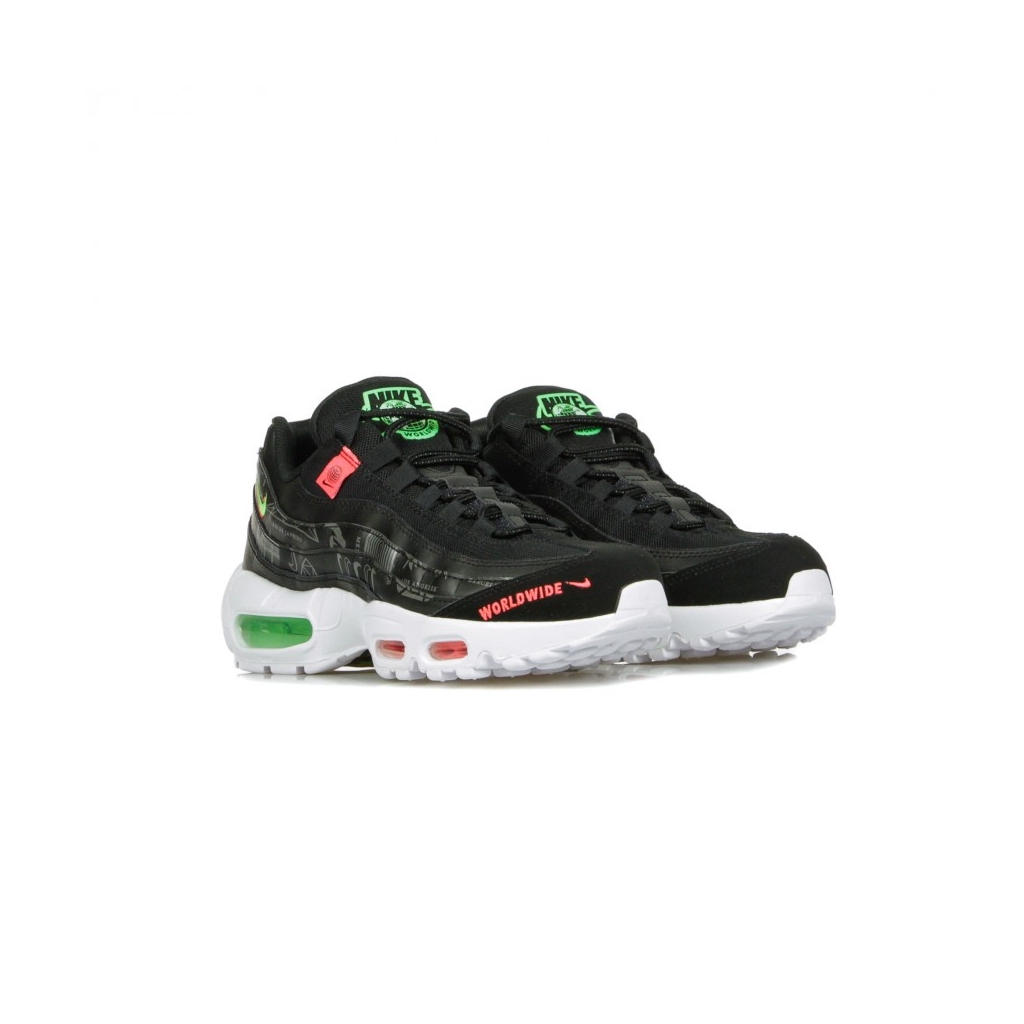 scarpa bassa uomo air max 95 BLACK/WHITE/GREEN STRIKE/FLASH CRIMSON