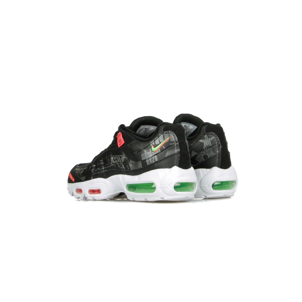 scarpa bassa uomo air max 95 BLACK/WHITE/GREEN STRIKE/FLASH CRIMSON