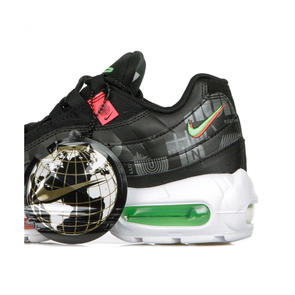 scarpa bassa uomo air max 95 BLACK/WHITE/GREEN STRIKE/FLASH CRIMSON