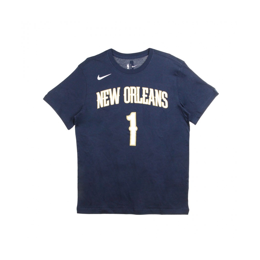 maglietta uomo nba tee no 1 zion williamson neopel COLLEGE NAVY