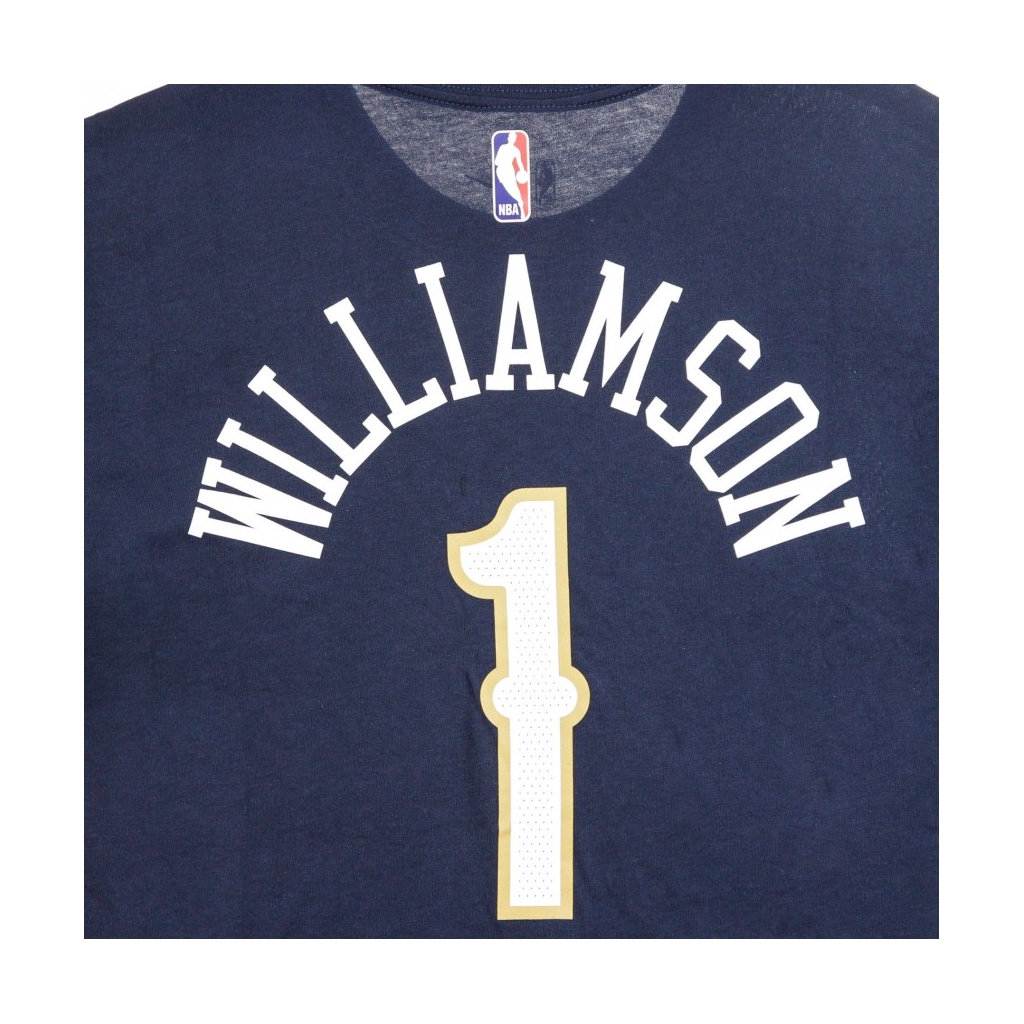 maglietta uomo nba tee no 1 zion williamson neopel COLLEGE NAVY