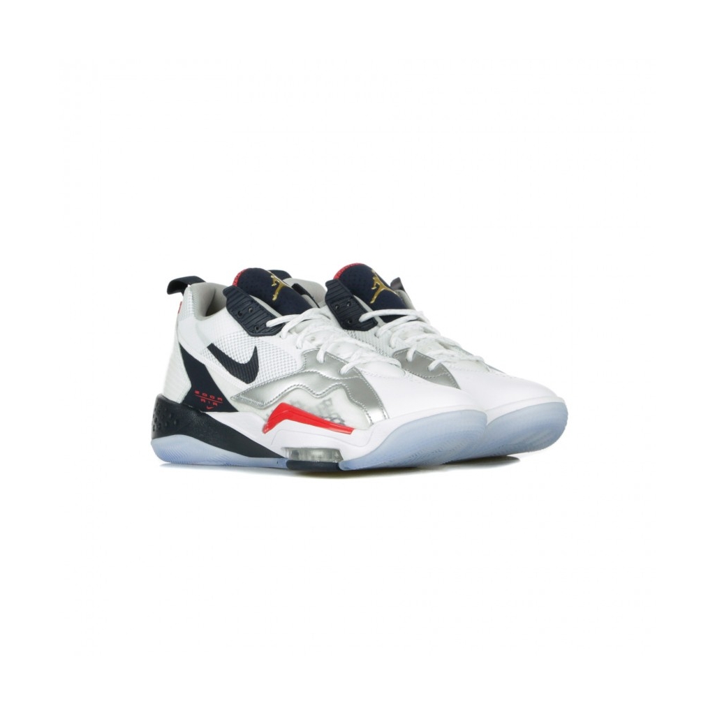 scarpa alta uomo jordan zoom 92 WHITE/OBSIDIAN/TRUE RED/METALLIC SILVER