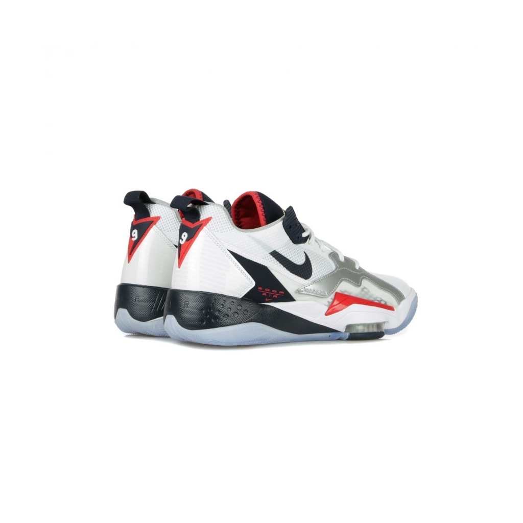 scarpa alta uomo jordan zoom 92 WHITE/OBSIDIAN/TRUE RED/METALLIC SILVER