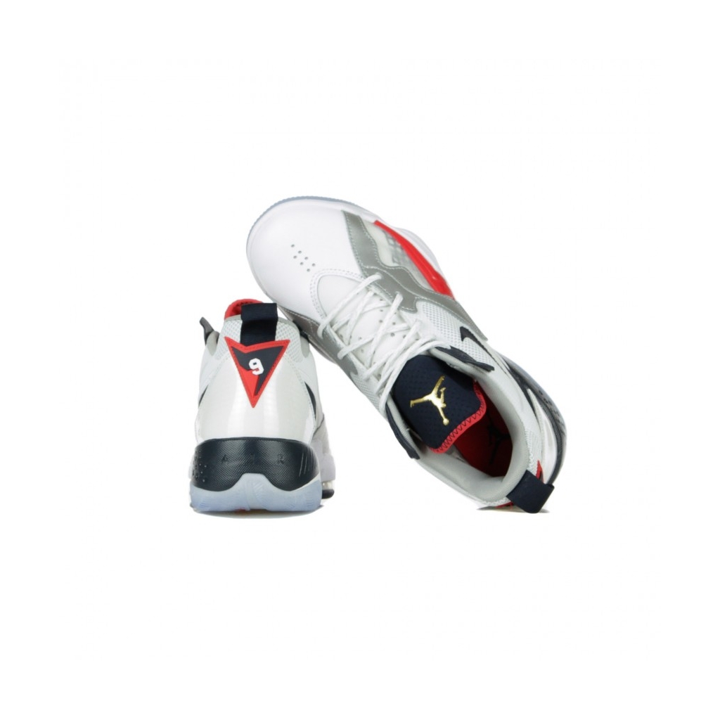 scarpa alta uomo jordan zoom 92 WHITE/OBSIDIAN/TRUE RED/METALLIC SILVER