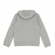 felpa cappuccio ragazzo club fleece CARBON HEATHER