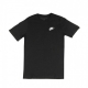 maglietta ragazzo sportswear tee futura BLACK/WHITE