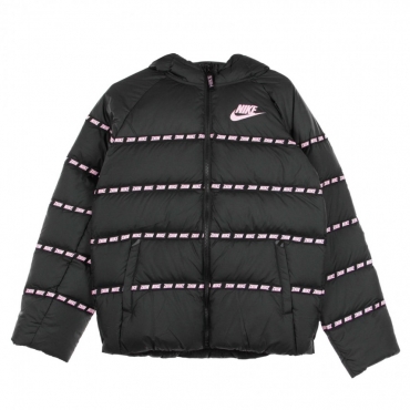 piumino ragazzo sportswear down jacket BLACK/LT ARCTIC PINK