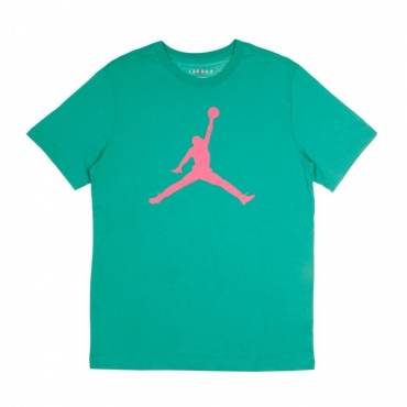 maglietta uomo jumpman fill crew NEPTUNE GREEN/WATERMELON