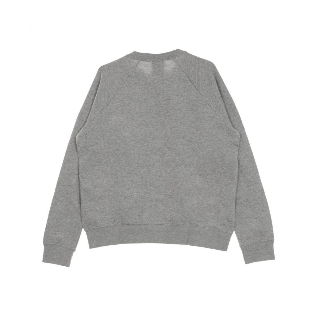 felpa girocollo donna essential crew hbr DK GREY HEATHER/WHITE