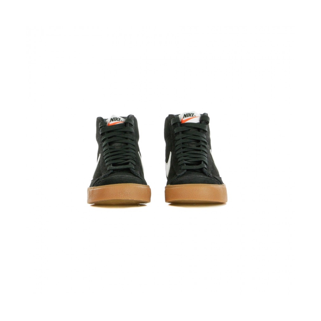 scarpa alta donna w blazer mid 77 suede BLACK/WHITE/GUM MED BROWN/TOTAL ORANGE