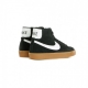 scarpa alta donna w blazer mid 77 suede BLACK/WHITE/GUM MED BROWN/TOTAL ORANGE