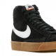 scarpa alta donna w blazer mid 77 suede BLACK/WHITE/GUM MED BROWN/TOTAL ORANGE