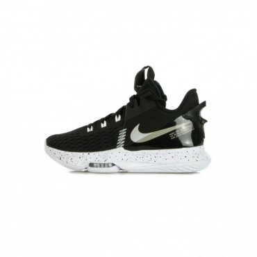 scarpa alta uomo lebron witness v BLACK/METALLIC SILVER/WHITE