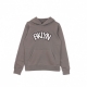 felpa cappuccio bambino nba hoodie po club fleece logo jordan statement edition bronet DARK STEEL GREY