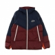 piumino uomo sportswear down-fill windrunner MIDNIGHT NAVY/DARK BEETROOT/BLACK